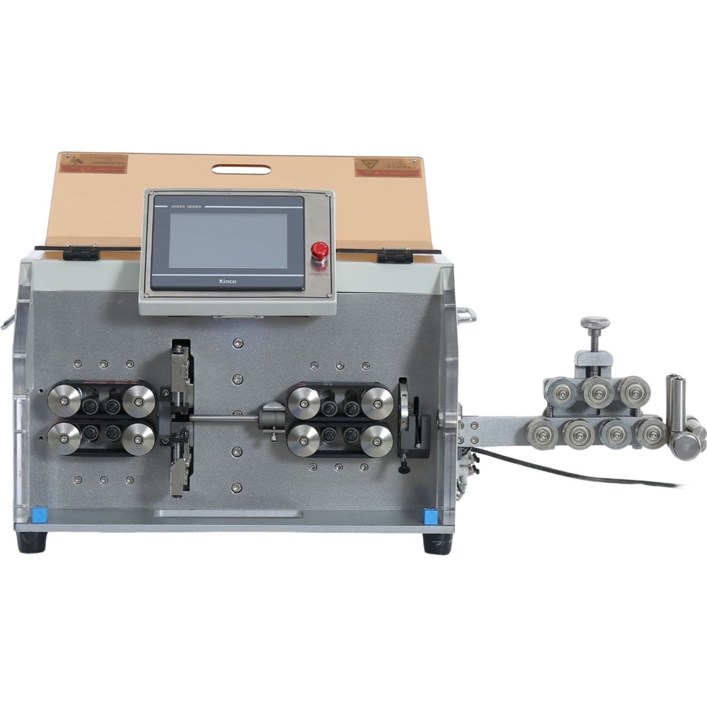 Automatic cutting and stripping of wires and cables
