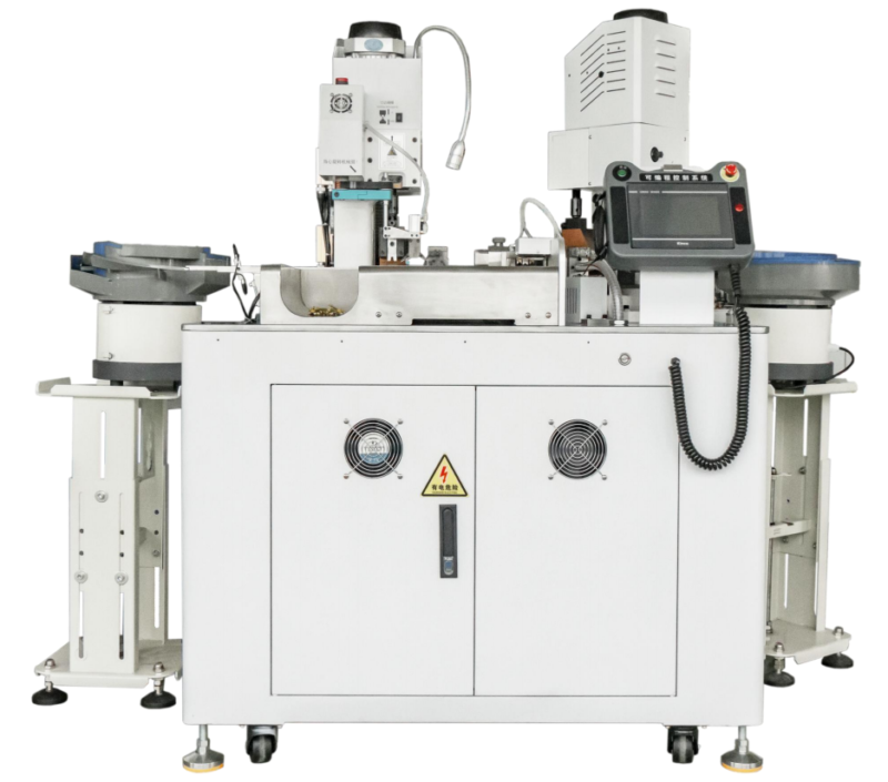 Automatic Vibrating Plate Feeding Double-Head Terminal Crimping Machine| SR-VC02