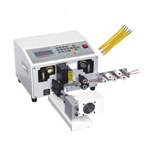 Automatic Cable Manufacturing Equipment Dual-Head Wire Cut Strip Twist Machine