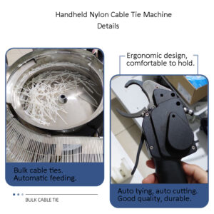 Handheld Nylon Cable Tie Binding Machine