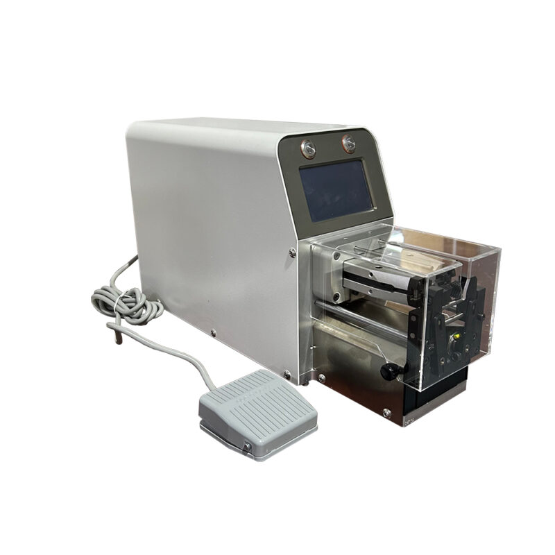 touch screen electric wire stripping machine