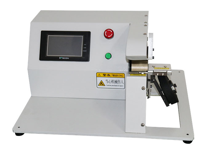 semi-automatic tape wrapping machine with touch screen