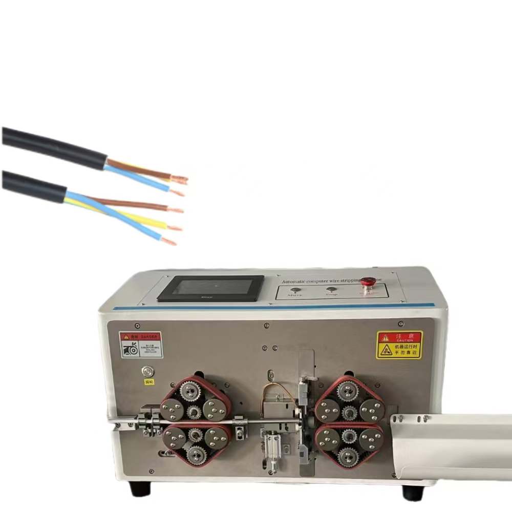  Multi-Cores Cable Cutting  and Outer Inner Skin Stripping Machine