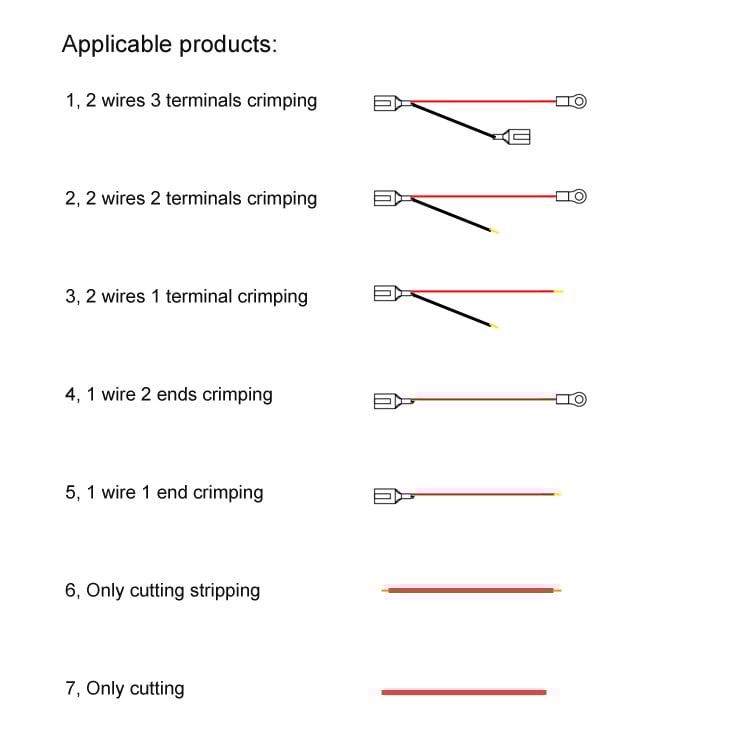 Automatic 2 Wire 3 Terminal Crimping Equipment