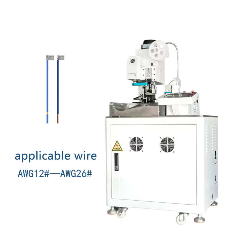 One End Terminal Crimping and One End Twisting Machine
