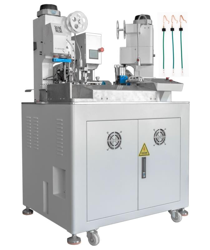 Double End Terminal Crimping Machine with Wire Seal Insertion