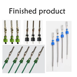 Terminal Crimping Machine with Wire Seal Insertion and Twisting Dip Tining