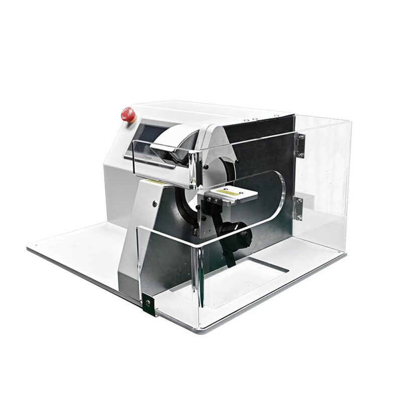 semi-automatic tape wrapping machine with touch screen