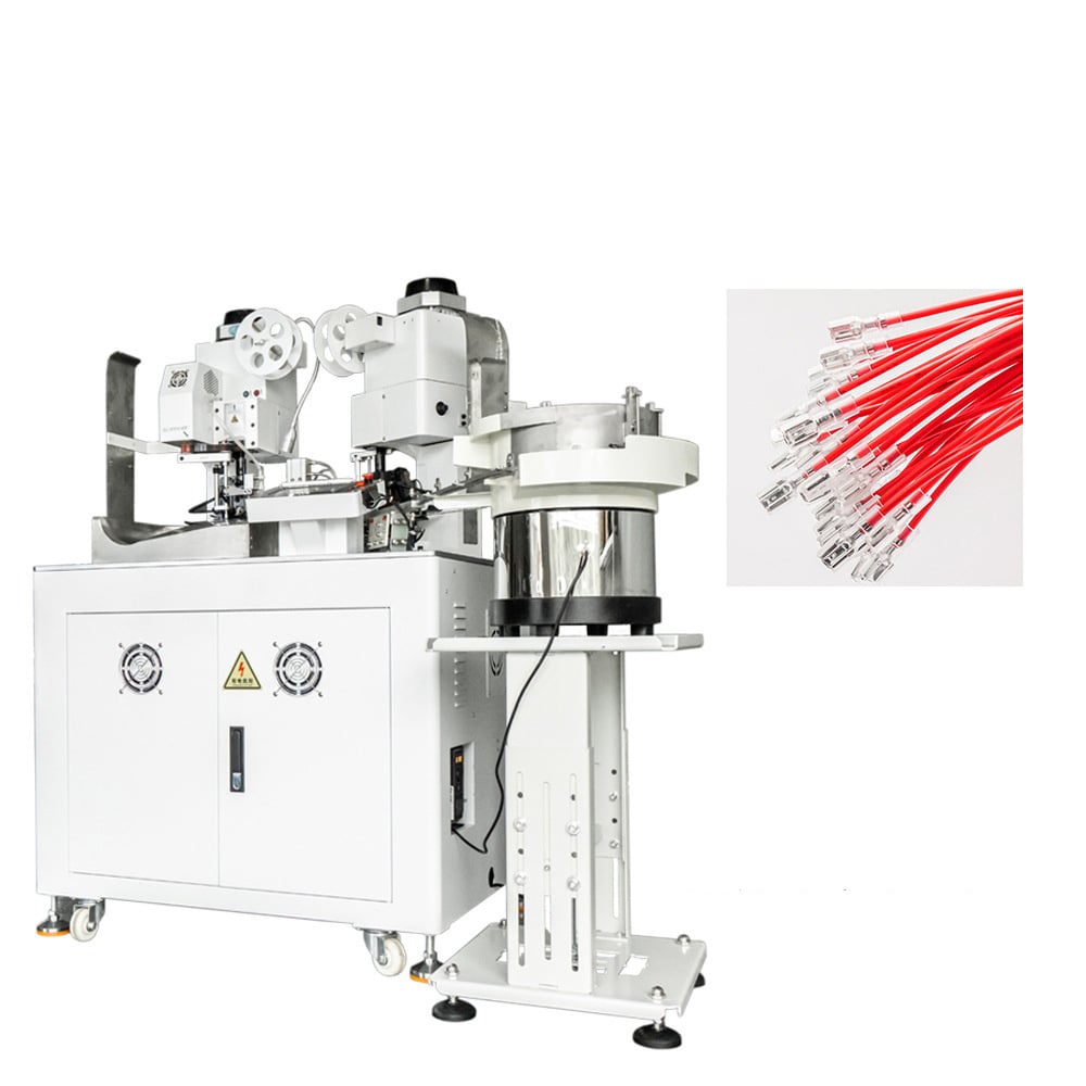 Fully Automatic Double-End Terminal Crimping Machine with Housing Insertion