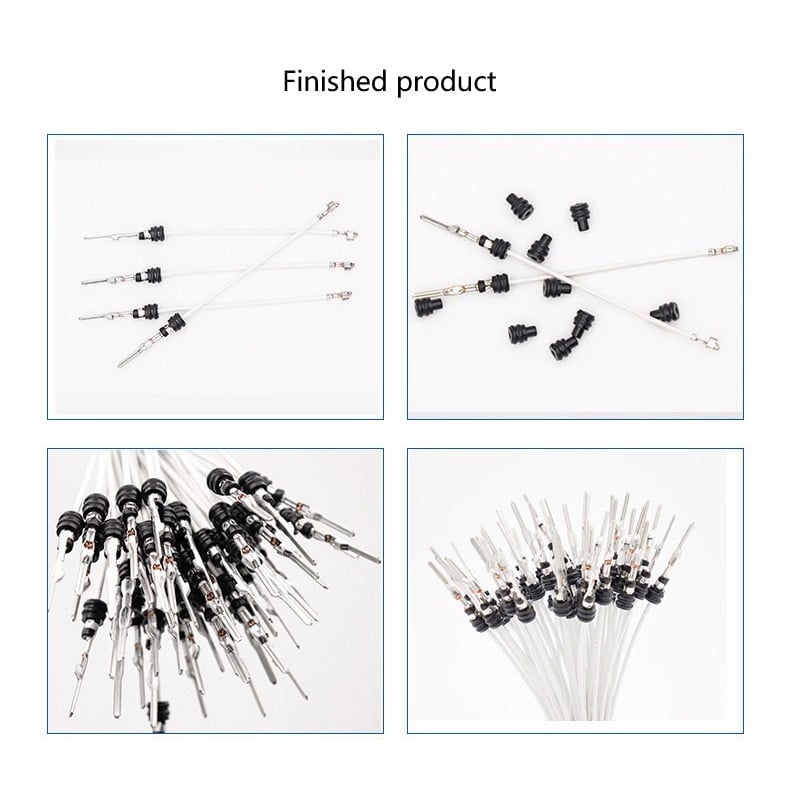 Double End Terminal Crimping Machine with Wire Seal Insertion