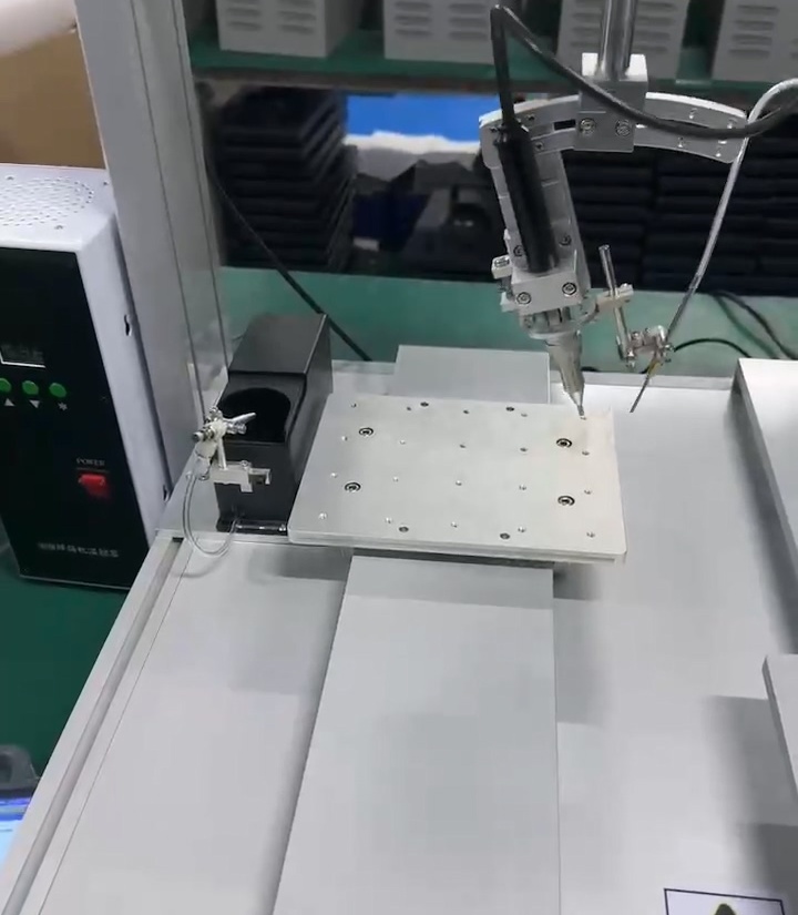 Dual Platform Desktop Robot LED Light Automatic Soldering Machine