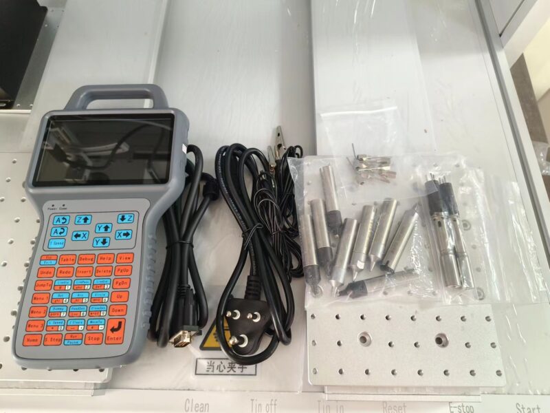 Dual Platform Desktop Robot LED Light Automatic Soldering Machine