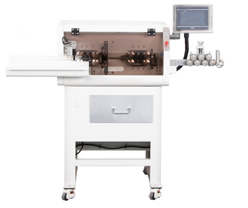 fully automatic Wires and cables cutting stripping machine with MES for 30mm² for EV Charge Cable