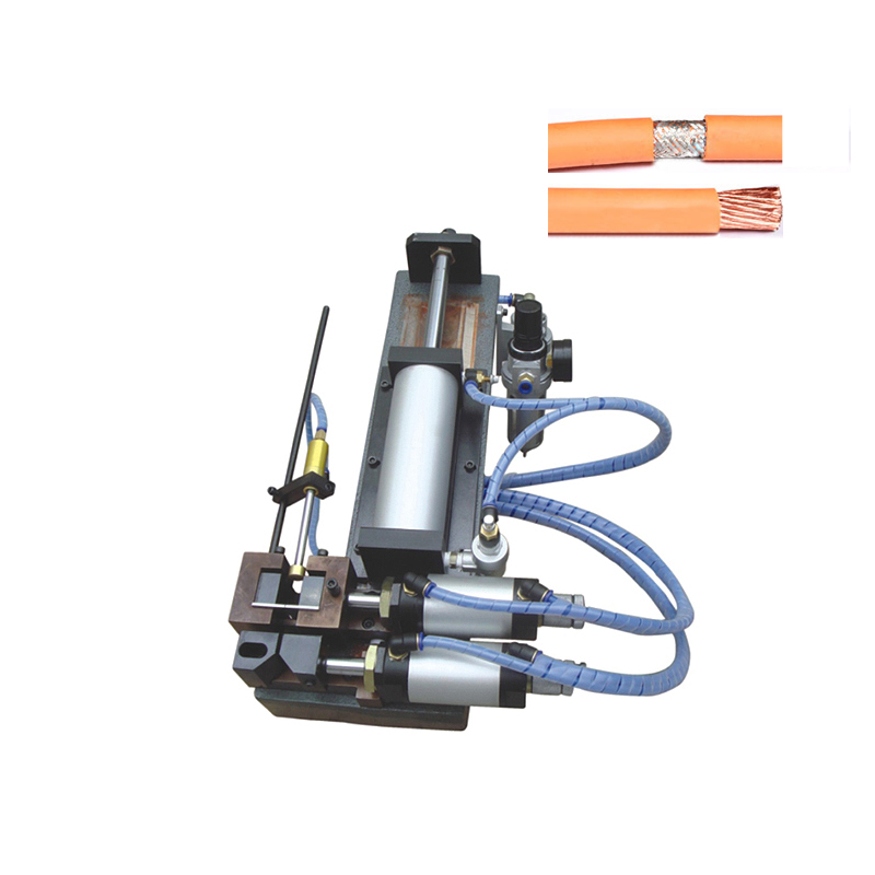 Pneumatic outer jacket stripping machine for big cable OD up to 30mm
