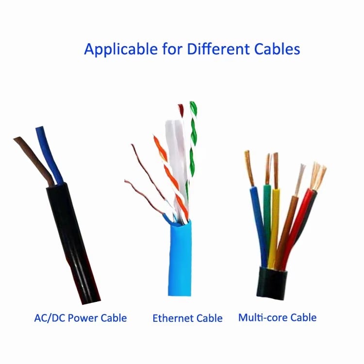 Pneumatic outer jacket stripping machine for big cable OD up to 30mm