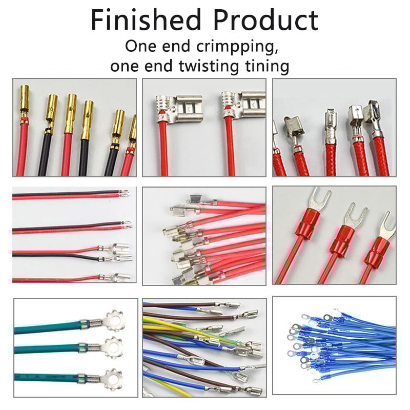 Full Automatic Five Wire Terminal Crimping Machine with Dip Tinning Twisting