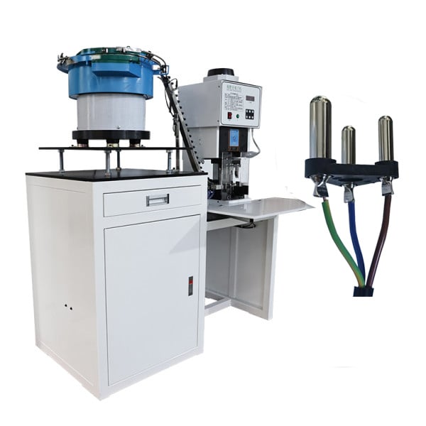 South African Power Cord Plug Insertion and Crimping Machine