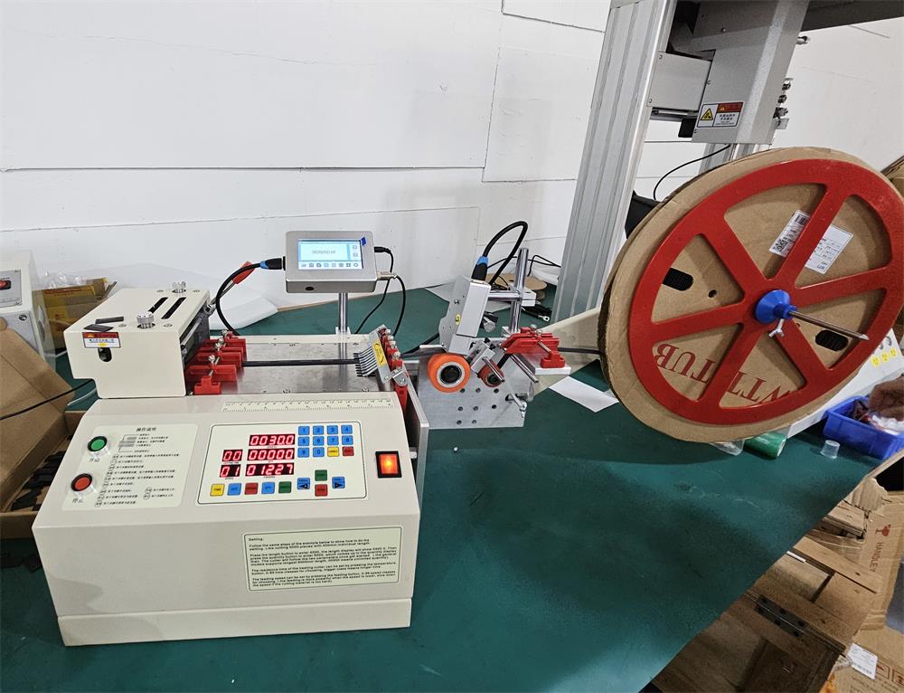 Pipe and Strap Cutting Machine with Inkjet Printing