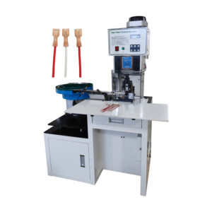 Auto Feed Nylon Insulated Female Spade Terminal Crimping Machine