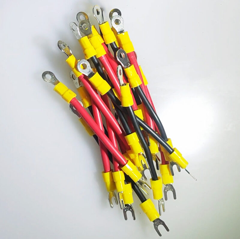 Auto Feed Loose Insulated Fork and Ring Terminal Crimping Machine