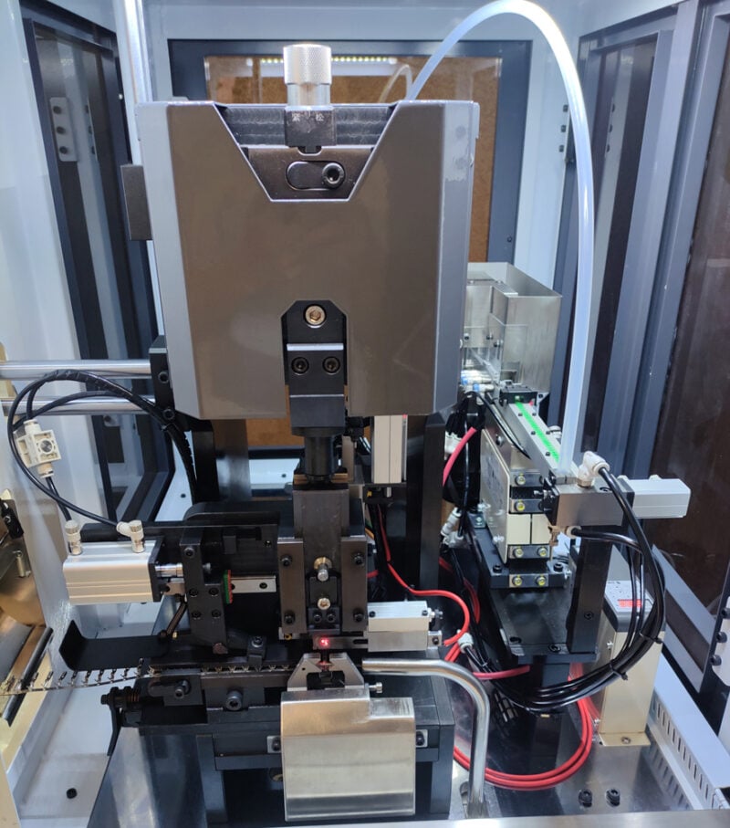 Semi Auto Servo Motor Wire Seal Inserting Stripping and Terminal Crimping Machine