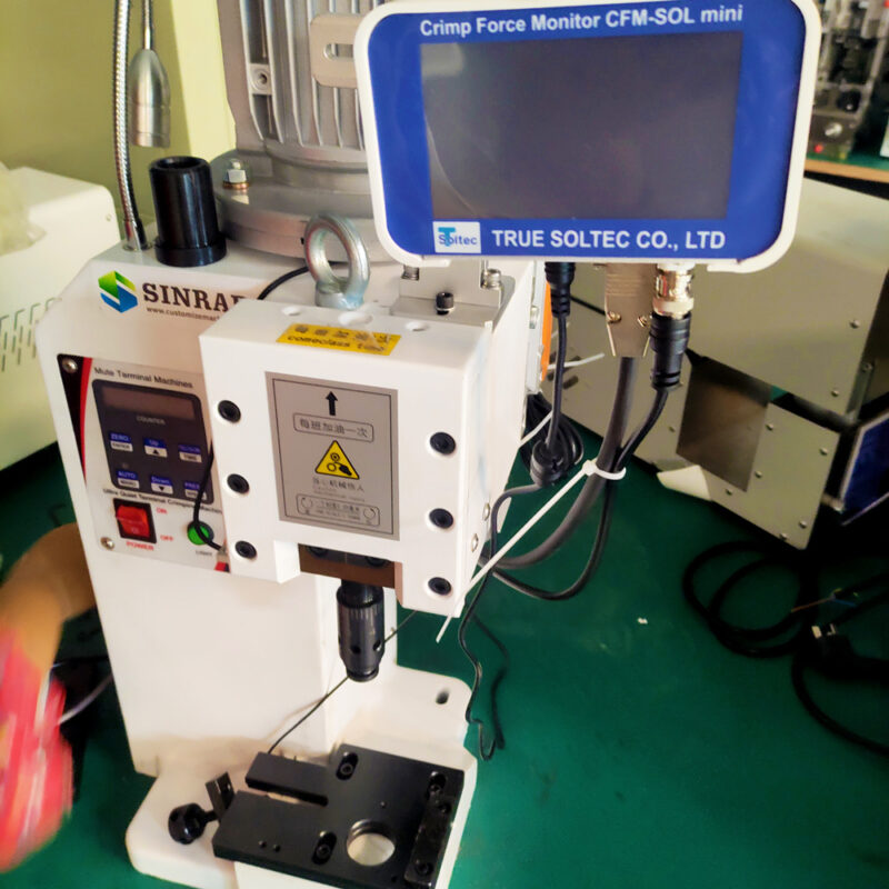 Precision Terminal Crimping Machine with Crimp Force Monitor(CFM) for Automotive and Aerospace and Defense Industry Wire Harness