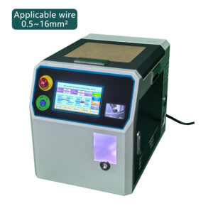 0.5-16 Sqmm Insulated Cord End Ferrule Crimping Machine with Stripping and Twisting