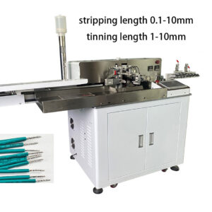 dual end cutting stripping and tinning machine