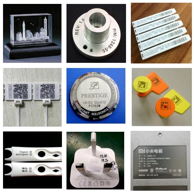 CO2 Laser Marking Machine for Marking Power Adapter