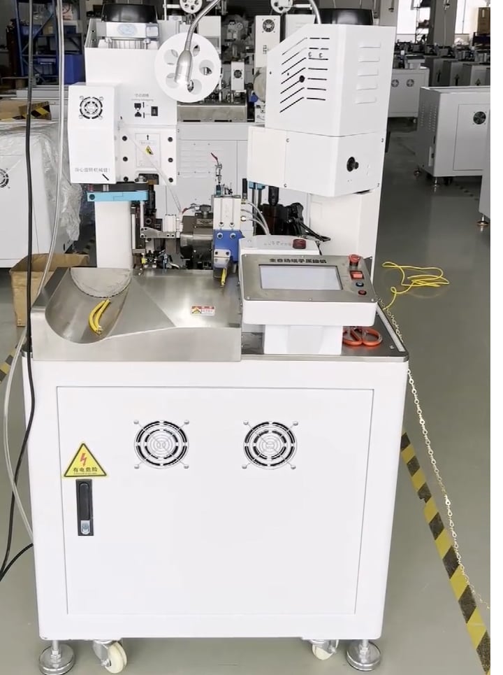 Automatic Dual End Crimping Machine for Ring Terminal Lugs