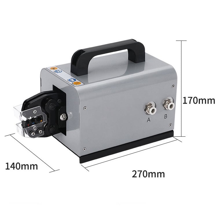 Air Powered Wire Terminal Pneumatic Crimper Crimping From 6 to 70mm²