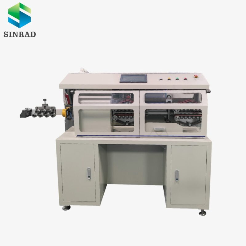Automatic Cable Cutting and Stripping Machine for Large Diameter Coaxial