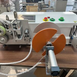 Automatic Desktop Cut-to-Length Cable Coiling and Tying Machine