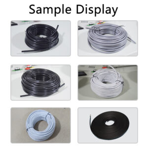 Automatic Desktop Cut-to-Length Cable Coiling and Tying Machine