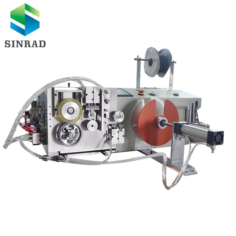 Automatic Desktop Cut-to-Length Cable Coiling and Tying Machine
