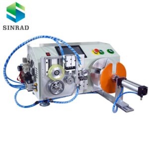 Automatic Desktop Cut-to-Length Cable Coiling and Tying Machine
