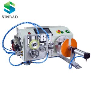 Automatic Desktop Cut-to-Length Cable Coiling and Tying Machine