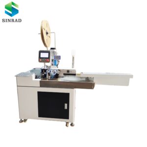 3-wire one end crimping one end tining machine for round 2-core cable