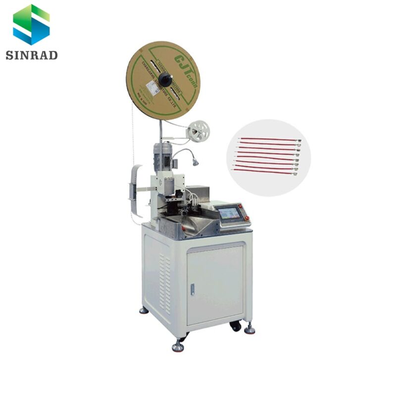 Automatic one end stripping crimping one end stripping twisting machine