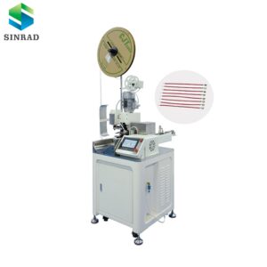 Automatic one end stripping crimping one end stripping twisting machine