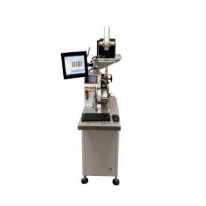 Semi-automatic Winding Labeling Machine High Precision Wire Circular Labeling Machine