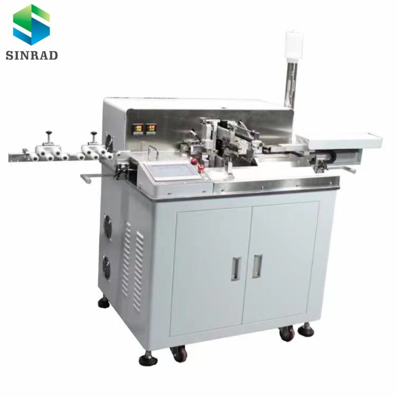 Automatic Dual End Five Wire Stripping Twisting Tinning Machine