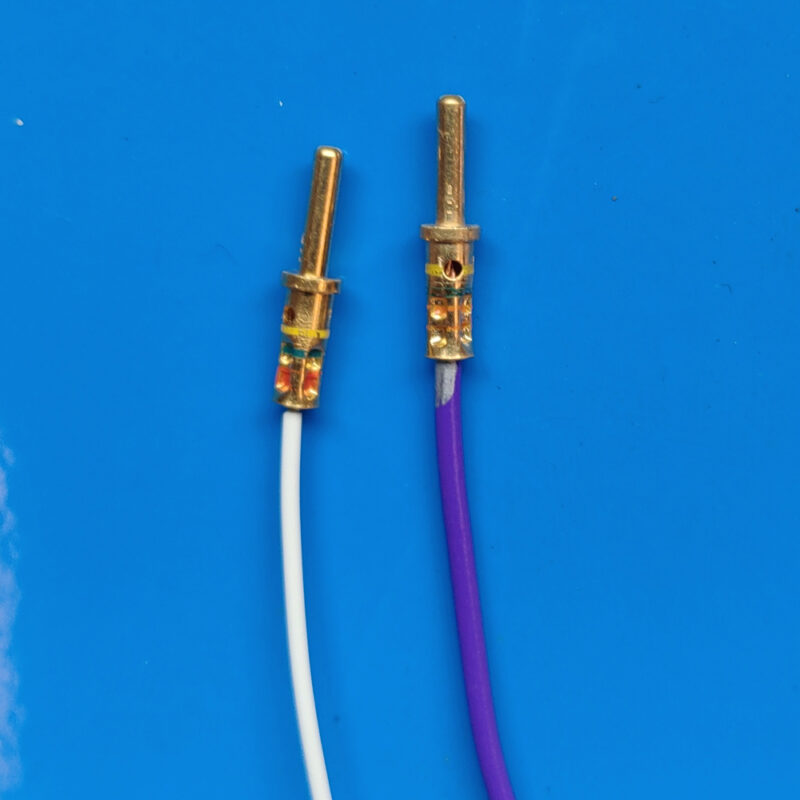 Semi Auto Male Gold Aircraft Electrical Contacts Pin Terminal Crimping Machine