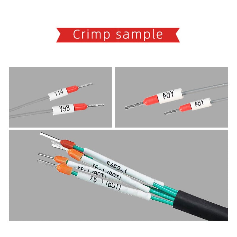 Crimping Machine with Marking Tube Inserting