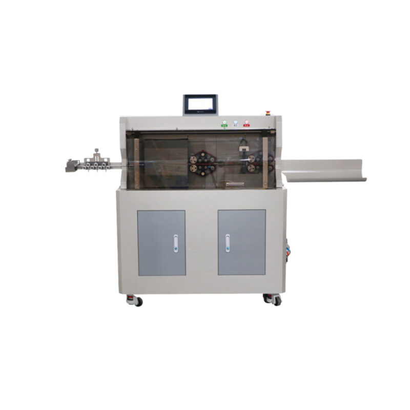 New Energy Large Square Shielded Coaxial Wire Cutting and Stripping Machine Automatic Thick Cable Rotary Coaxial Stripping Tool