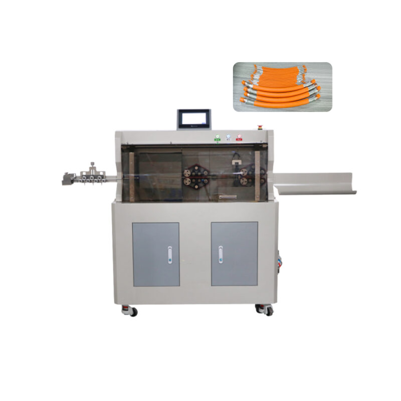 New Energy Large Square Shielded Coaxial Wire Cutting and Stripping Machine Automatic Thick Cable Rotary Coaxial Stripping Tool